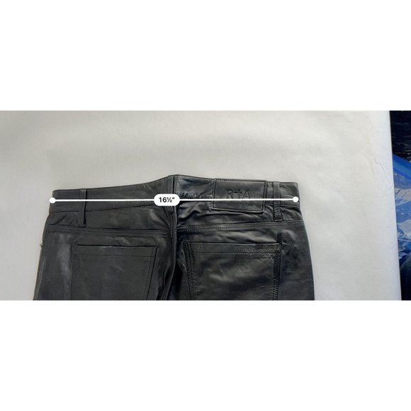 NWOT RtA faux Leather Pants in Black - Picture 4 of 5